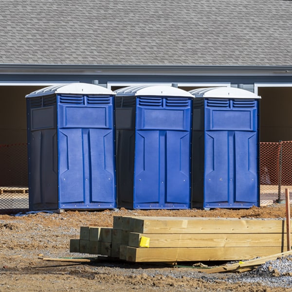 what is the maximum capacity for a single portable restroom in Cannel City